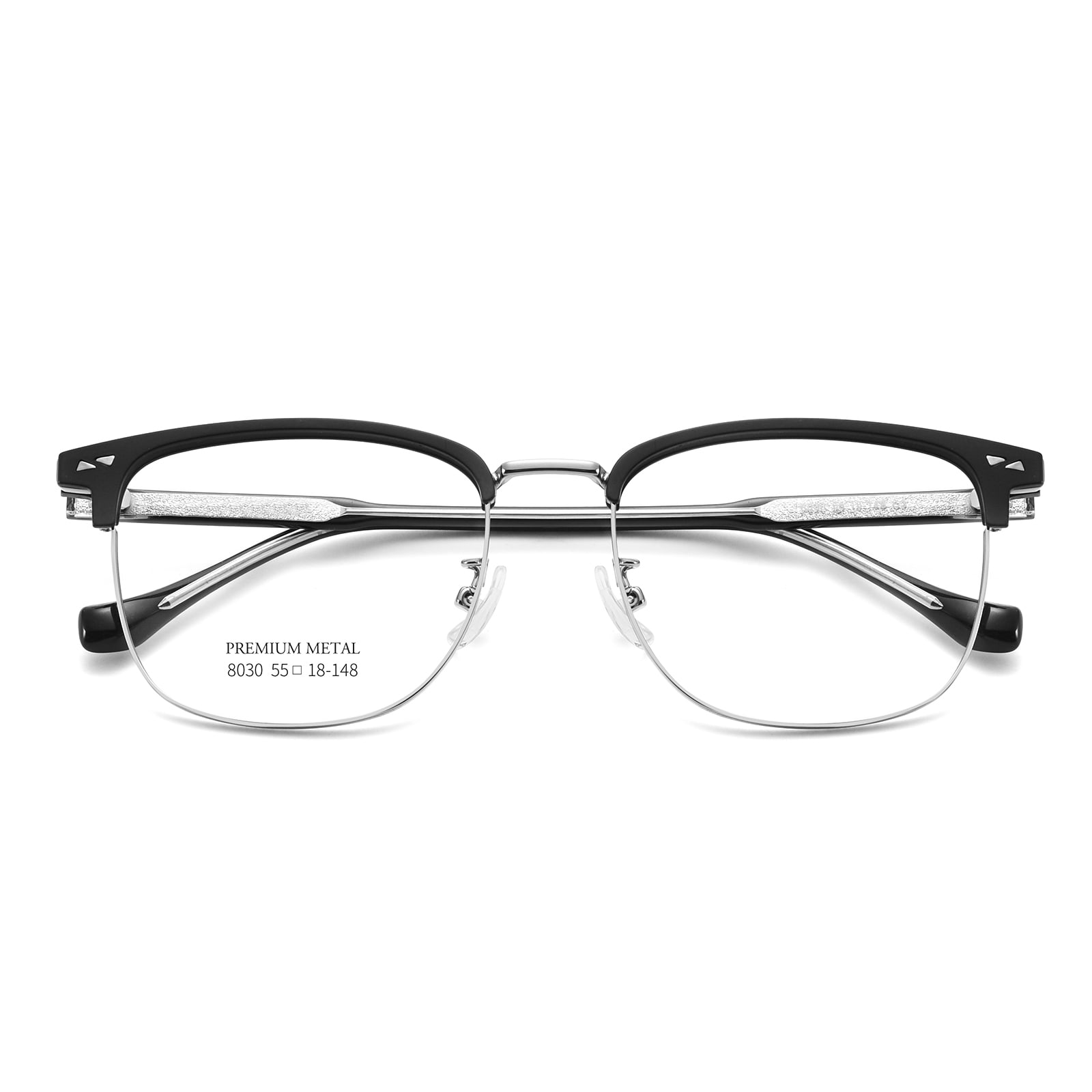 8030 Business-Brille aus eingebetteter Metallstreifenlegierung