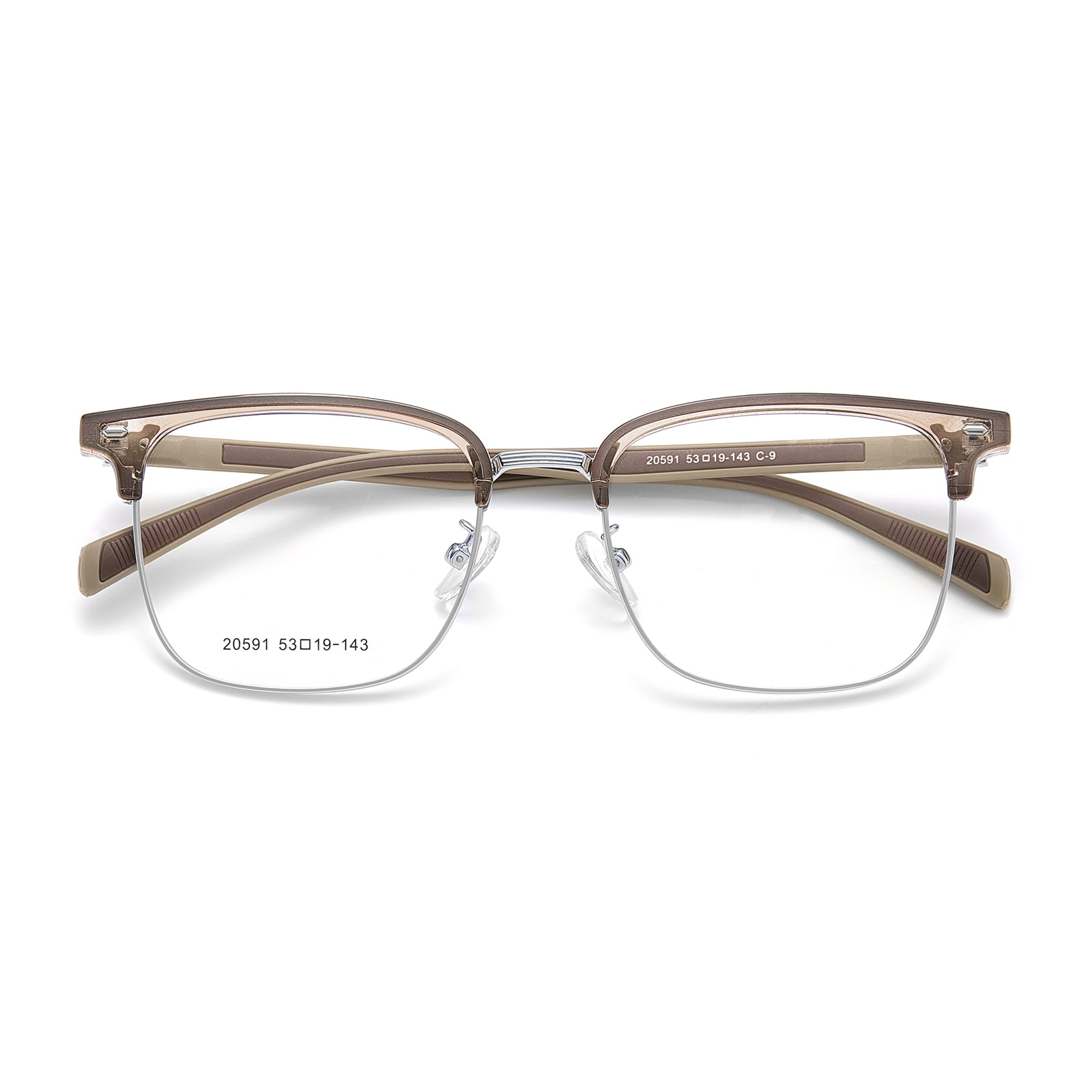 20591 Lässige Kunststoff-Stahlbügel-Legierungsbrille