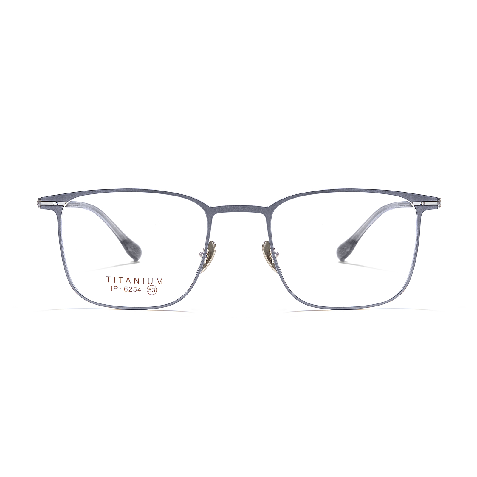 6254 Nahtlose, langlebige Brille aus reinem Titan