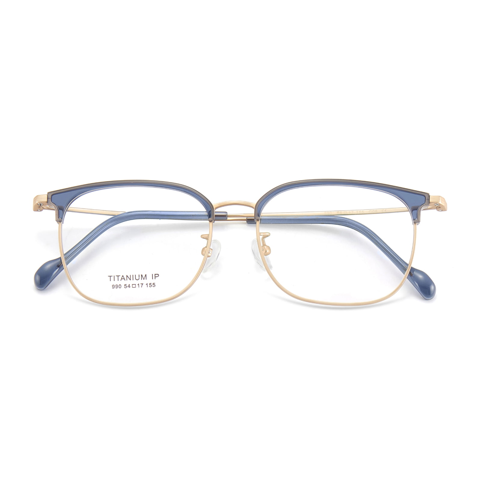 990 Augenbrauenrahmen, schweißbeständige Brille aus reinem Titan