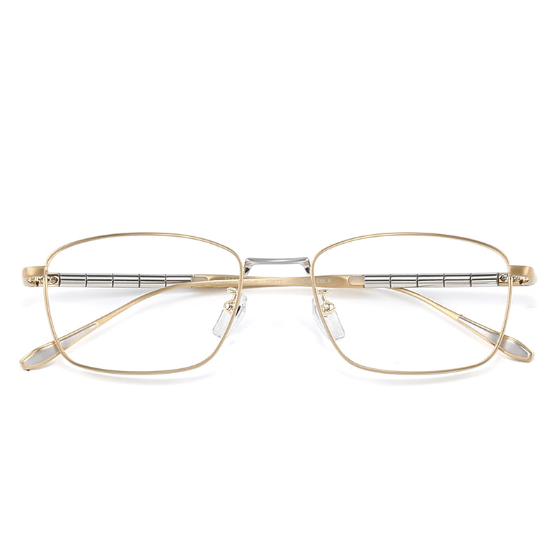 S9072 Runde Bamboo Elite-Brille aus reinem Titan