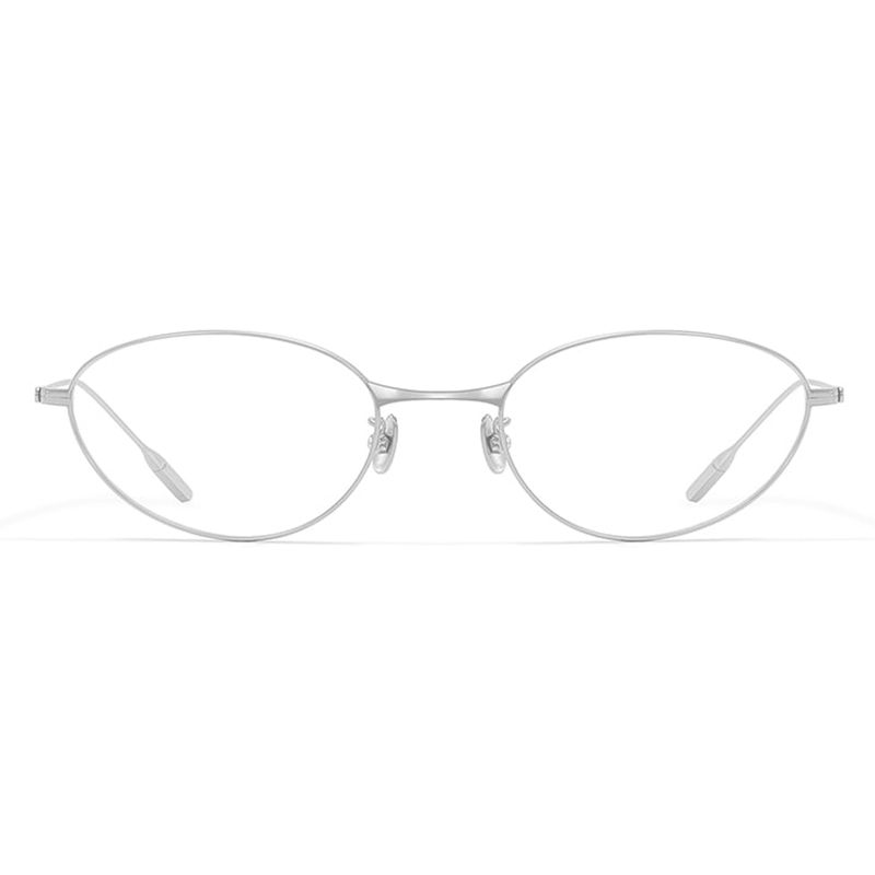 Fade Ovale Cat-Eye-Brille aus reinem, farbintensivem Titan