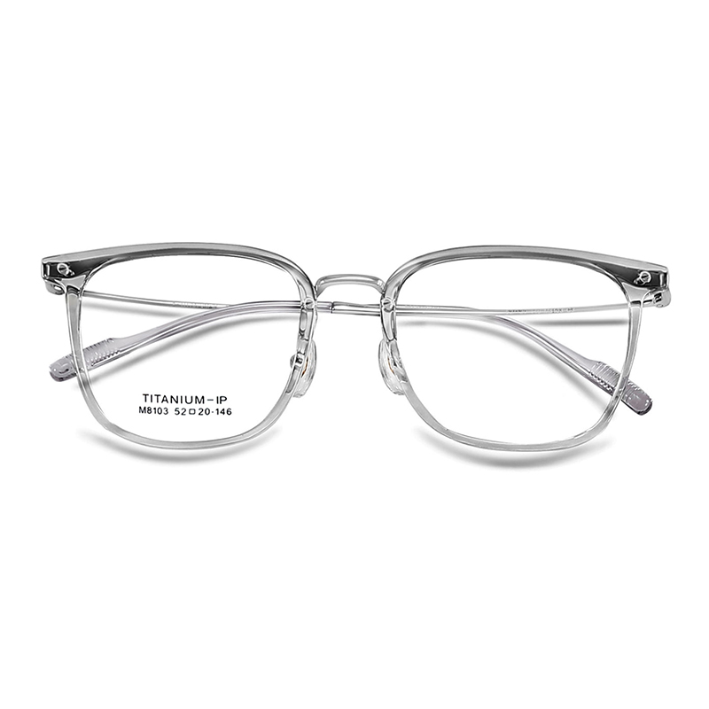 M8103 Fallsichere, klare, nicht verformbare β-Titan-Brille