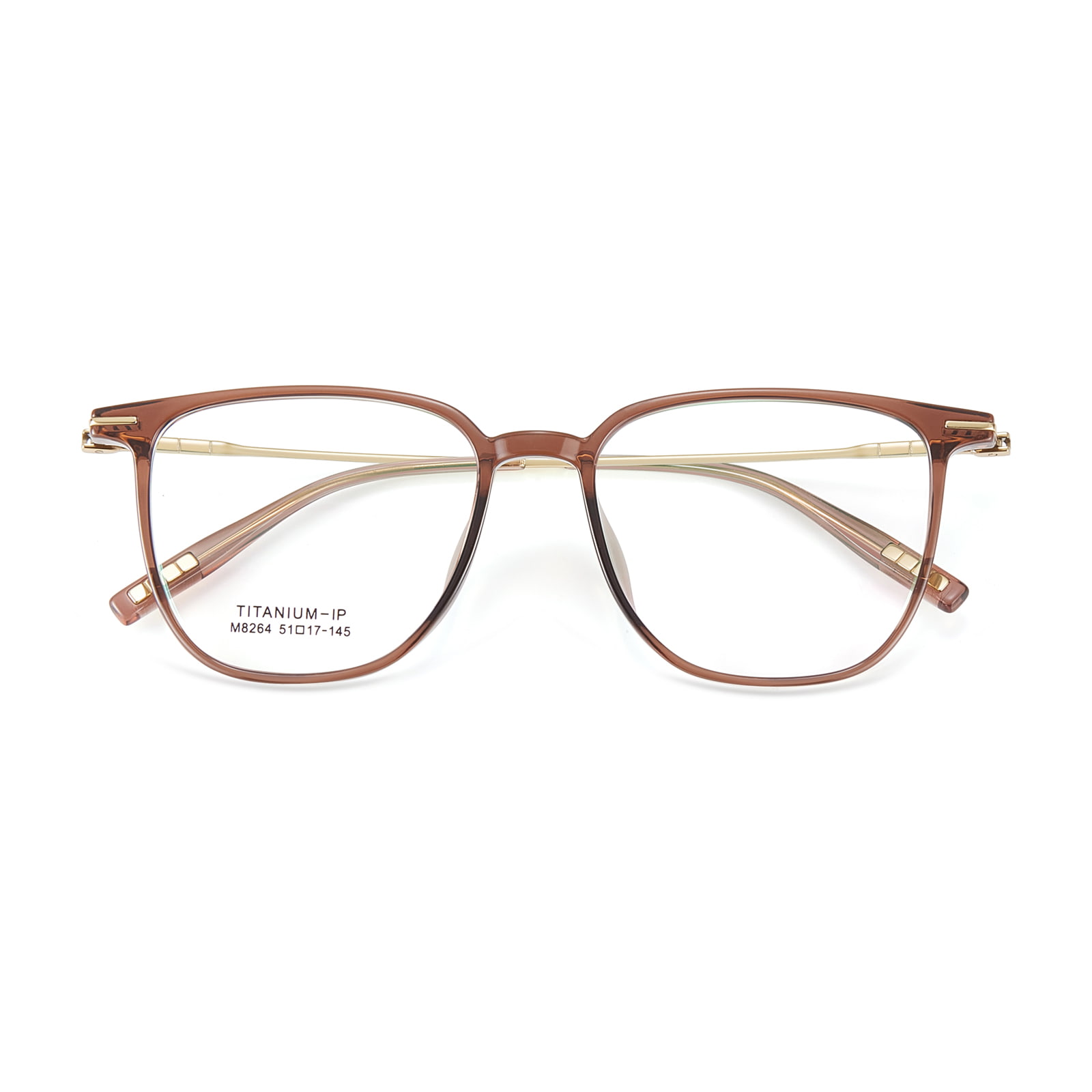 M8264 Leichte und langlebige Bambus-β-Titanbrille
