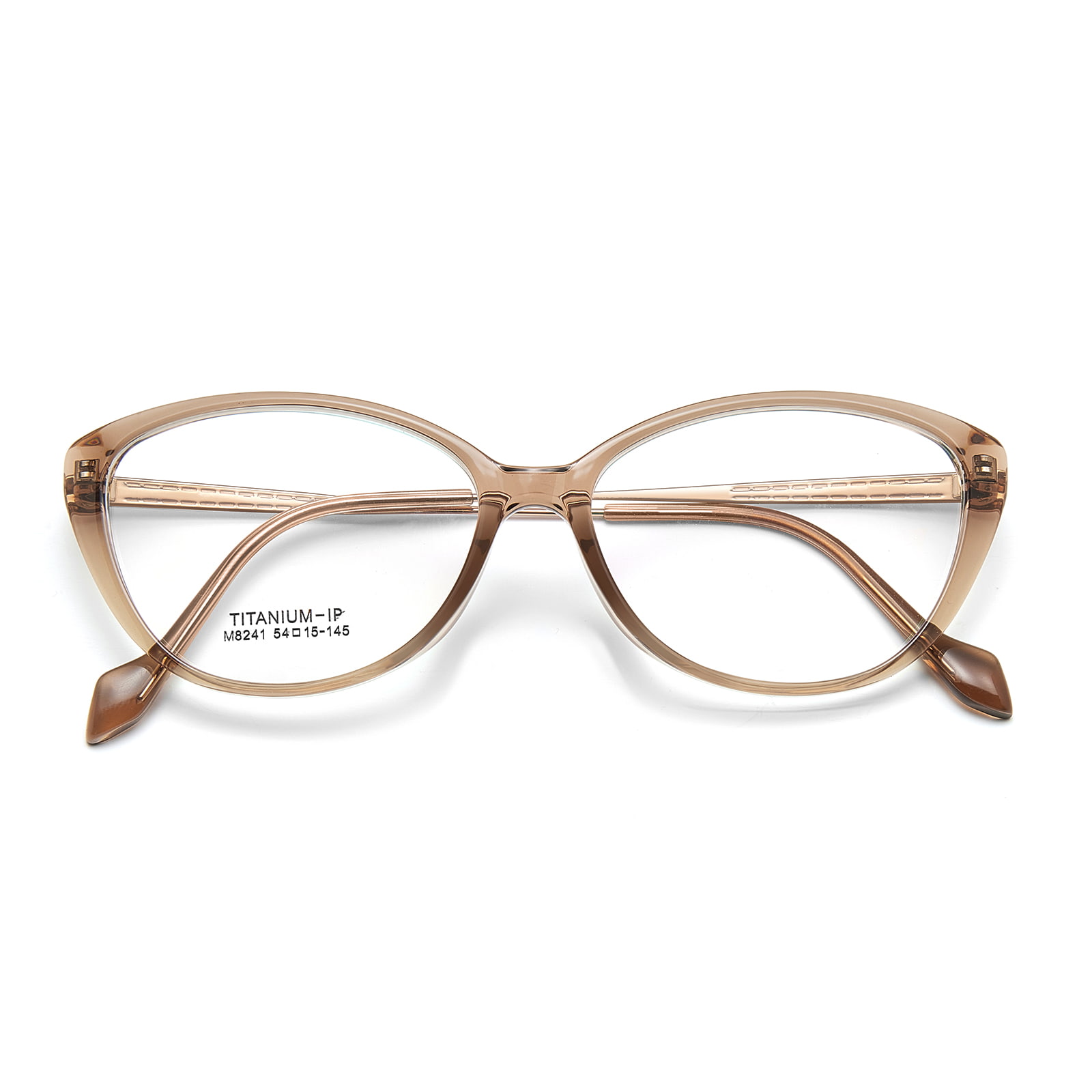 M8241 Biegbare geprägte Titanbeine β Titanbrille