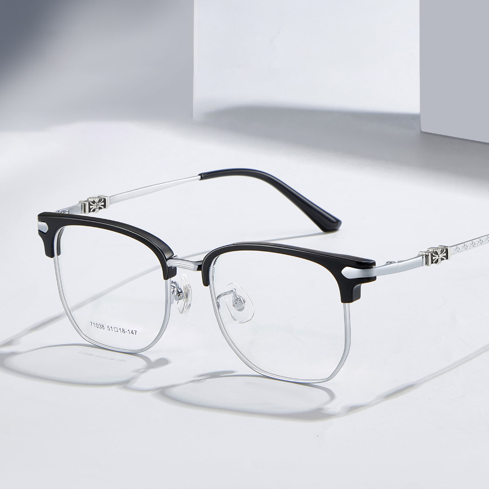 71038 Lässige Anti-Augen-Ermüdungsbrille aus Legierung