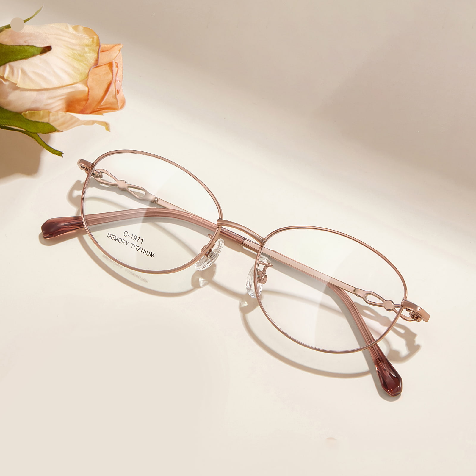 1971 Commuter Delicate Memory Titanlegierungsbrille