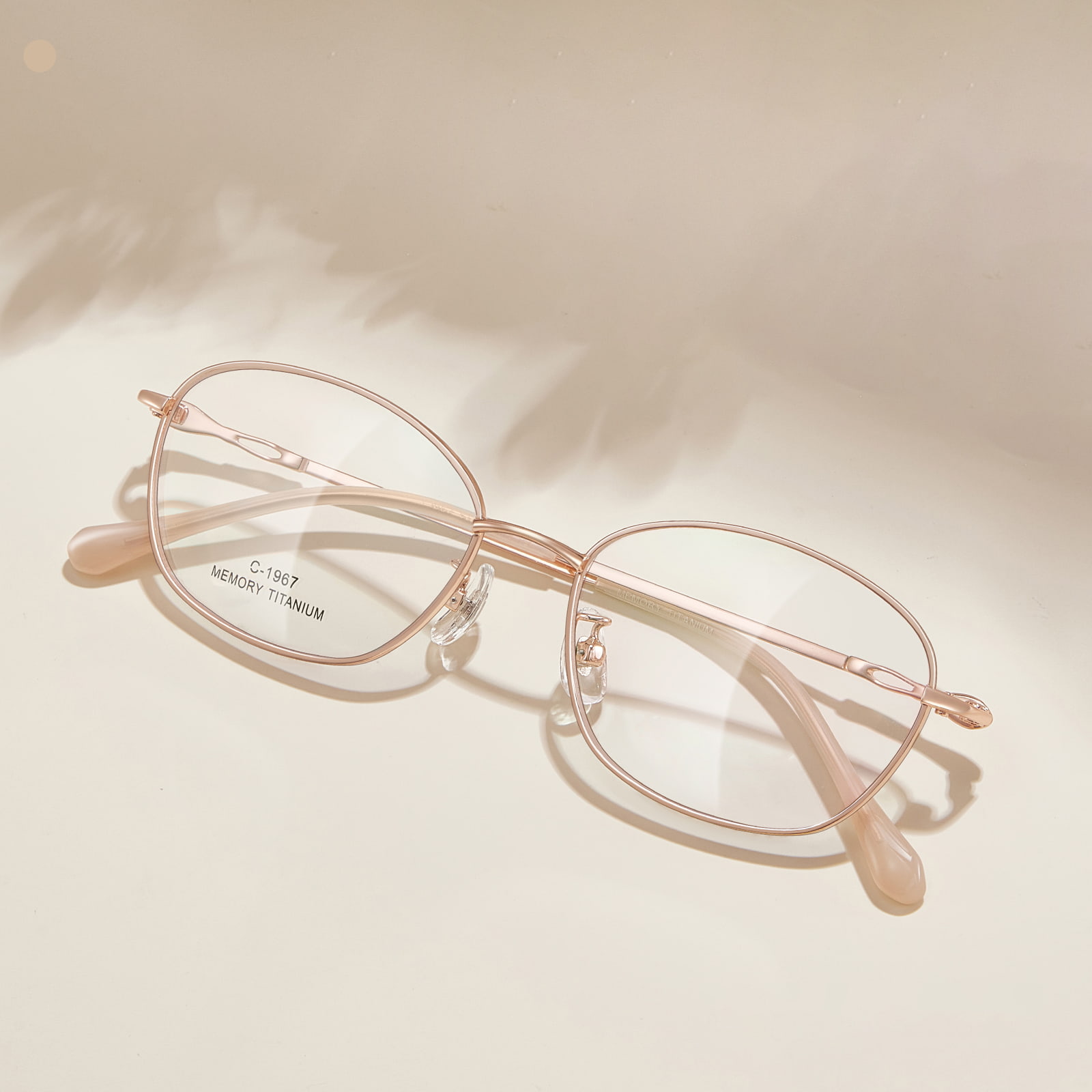 1967 Daily Bow Design Legierungsbrille