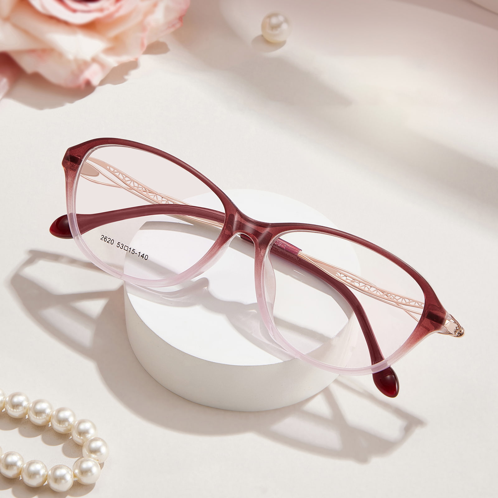 2620 TR90-Brille mit breitem Rahmen, ohne die Ohren zu drücken