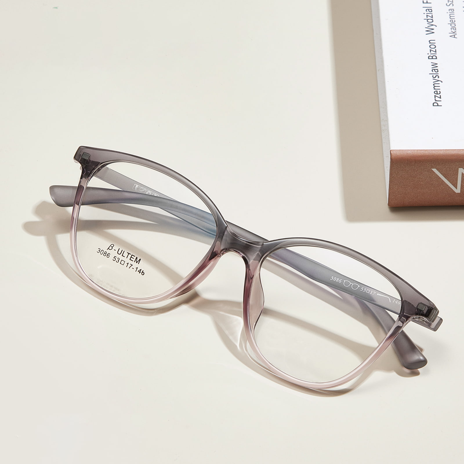 3086 Retro-Anti-Rutsch-TR90-Brille für alle Gesichtsformen