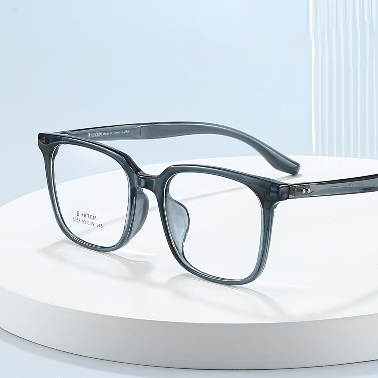 5533 Sports Anti-Kollisions-TR90-Brille mit quadratischem Rahmen