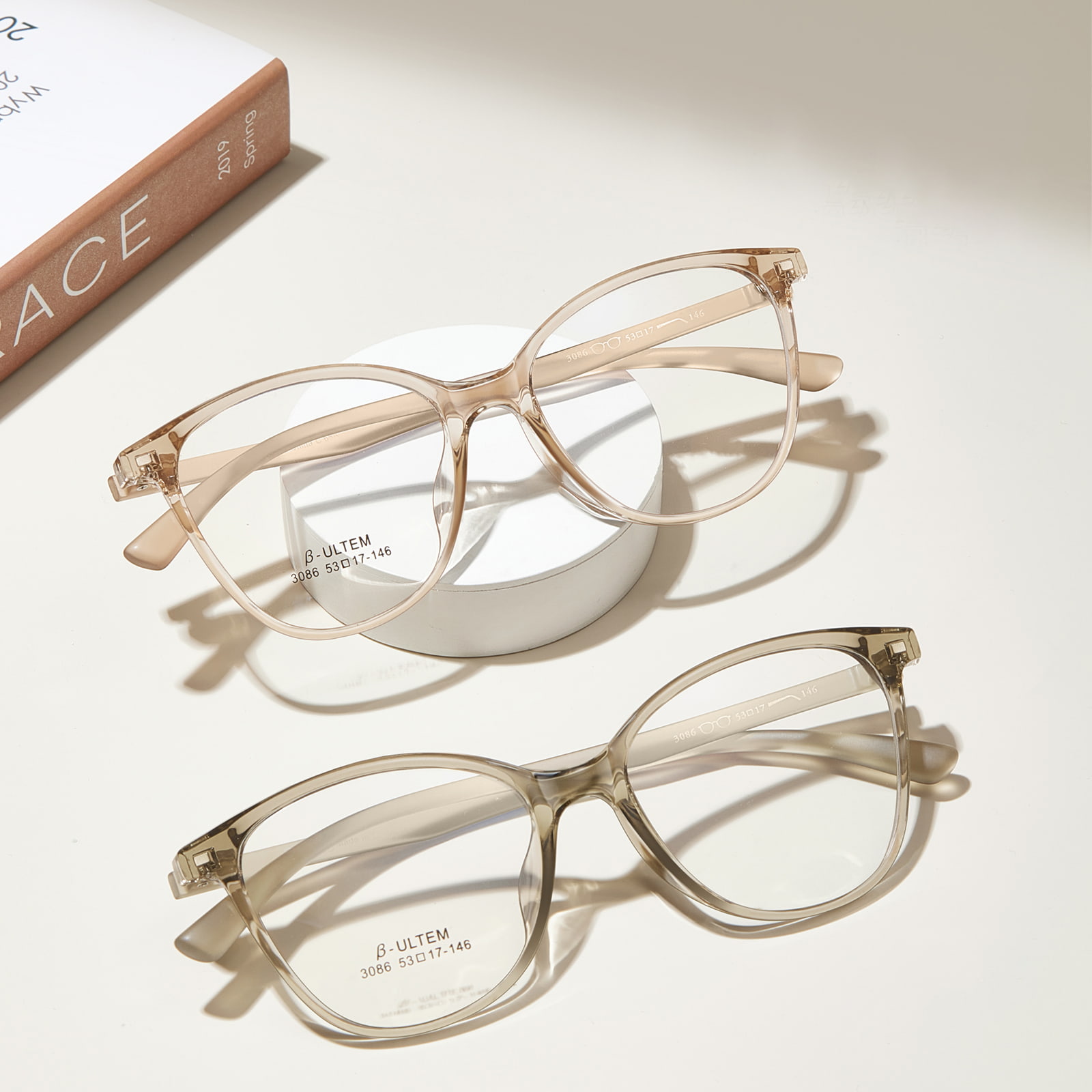 3086 Retro-Anti-Rutsch-TR90-Brille für alle Gesichtsformen
