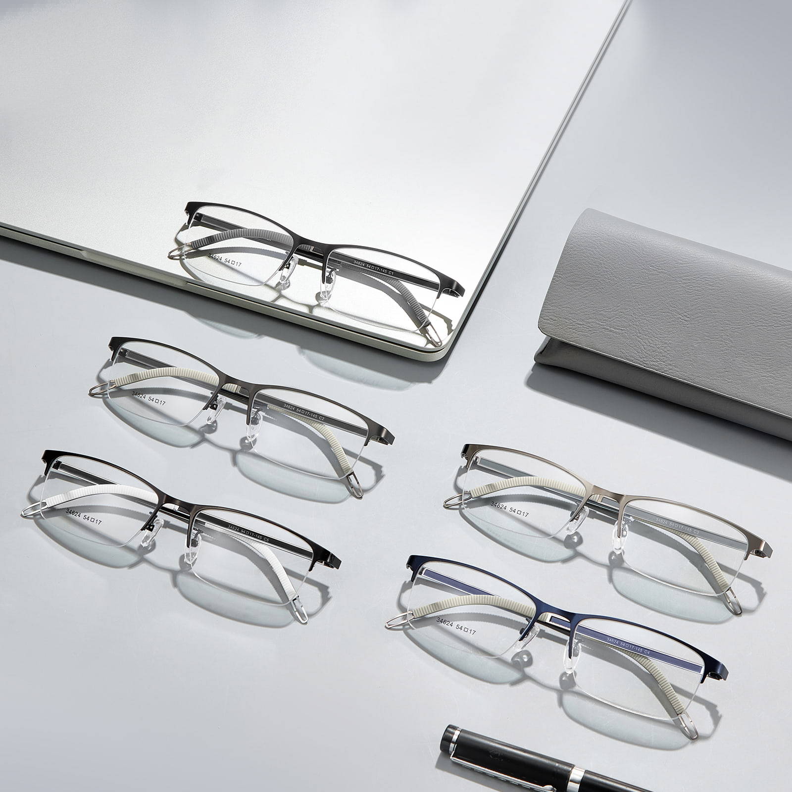 34624 Nordic Lesehilfsbrille aus Legierung