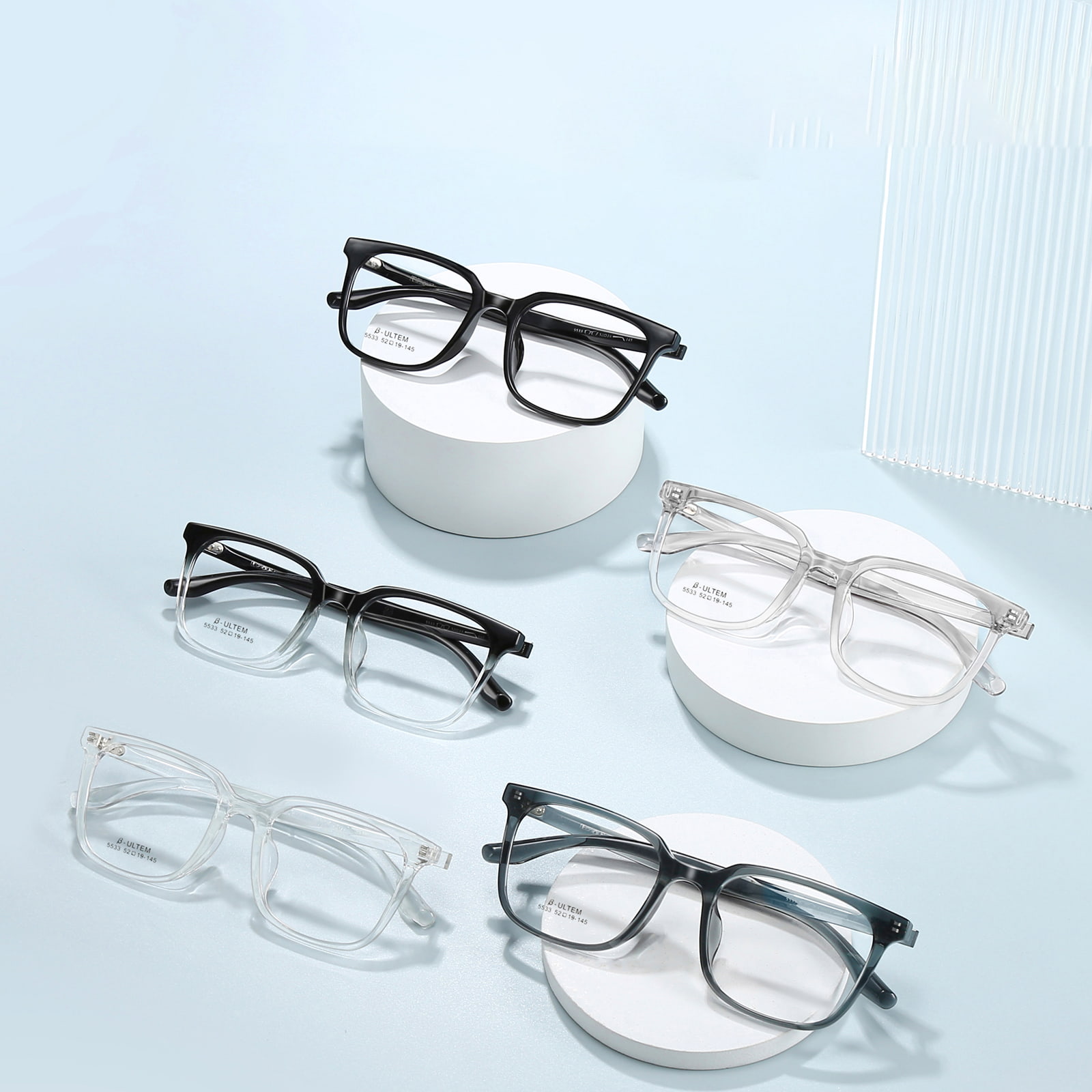 5533 Sports Anti-Kollisions-TR90-Brille mit quadratischem Rahmen
