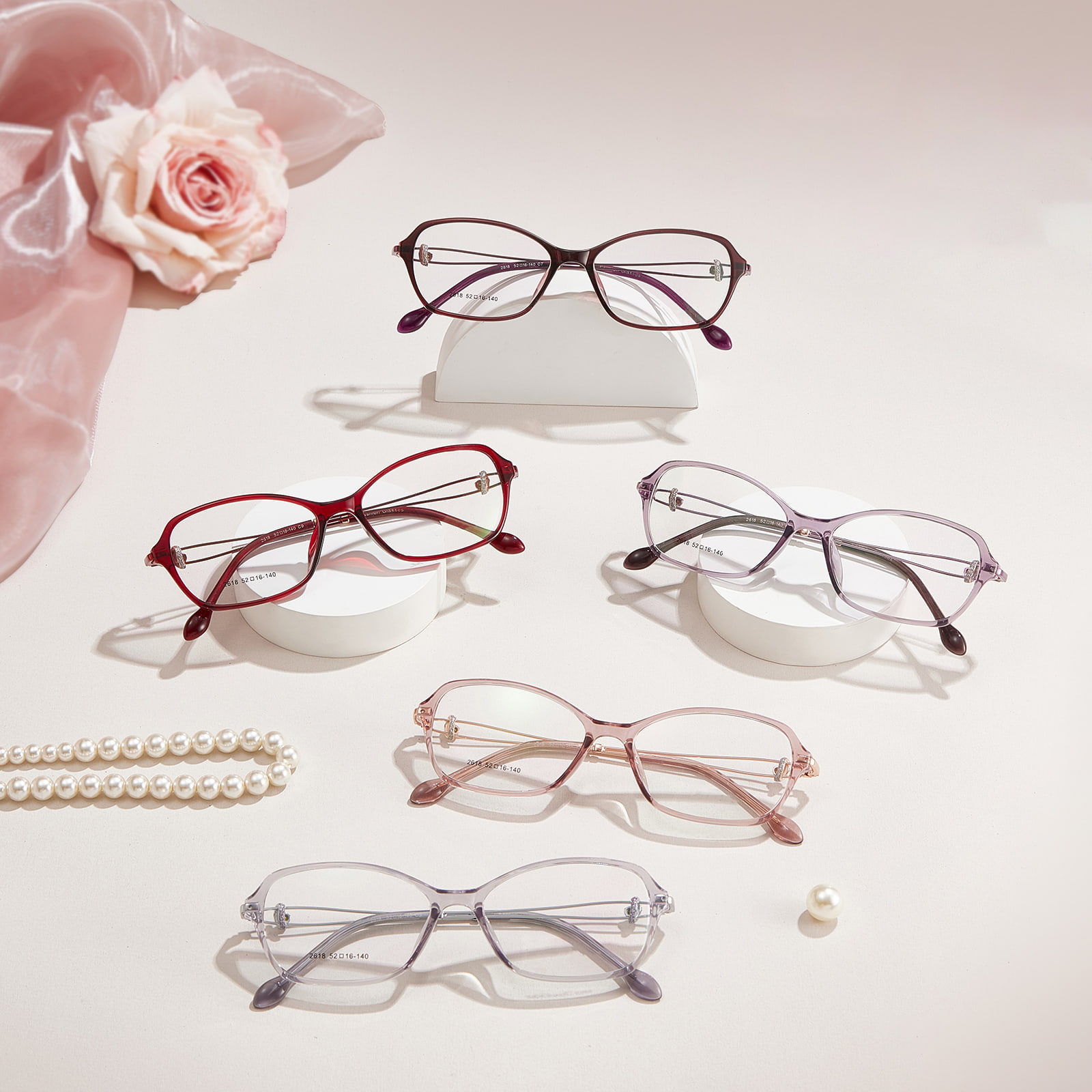 2618 Elegante Polygon TR90 Brille