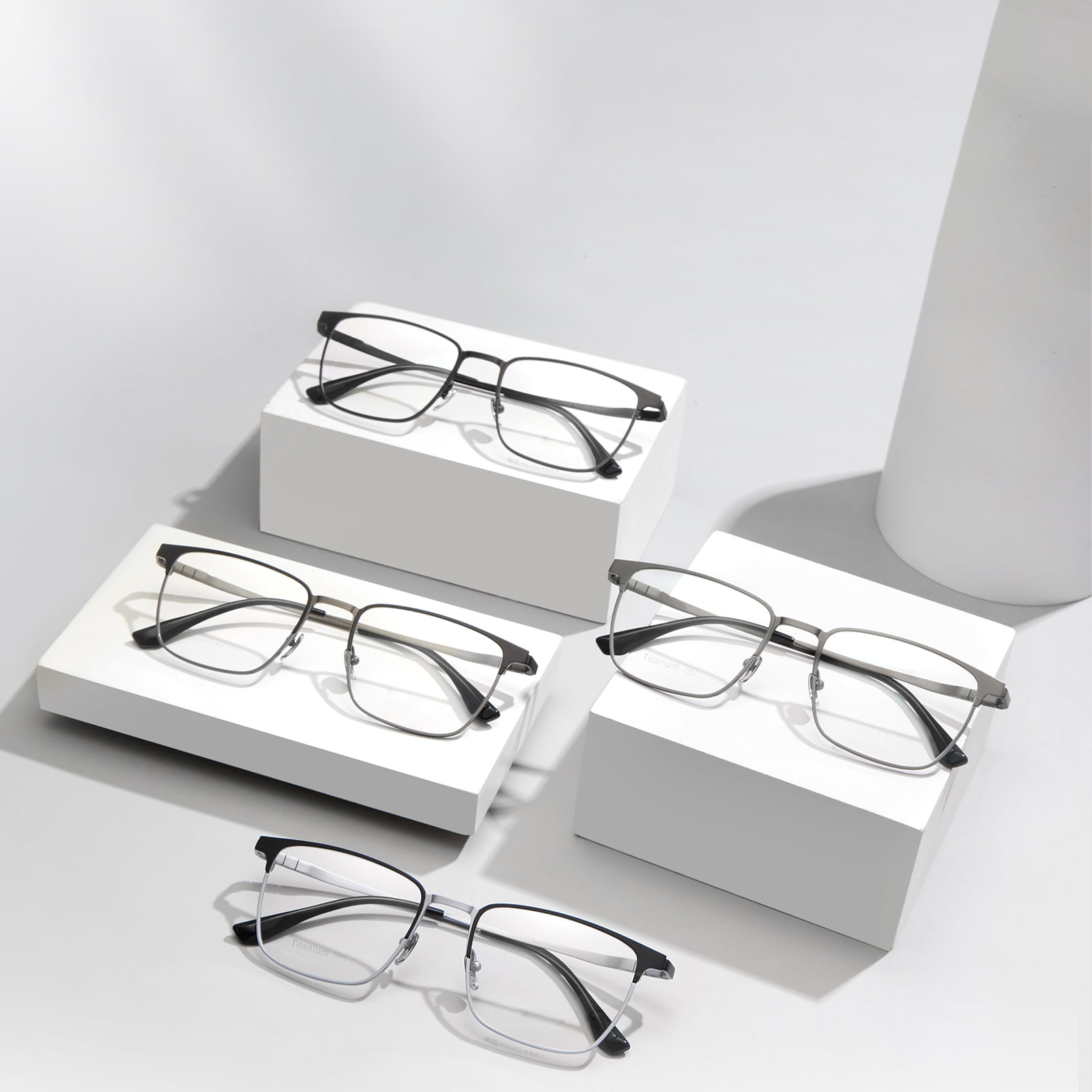 TA2212 Business Anti-Rutsch-Brille aus reinem Titan