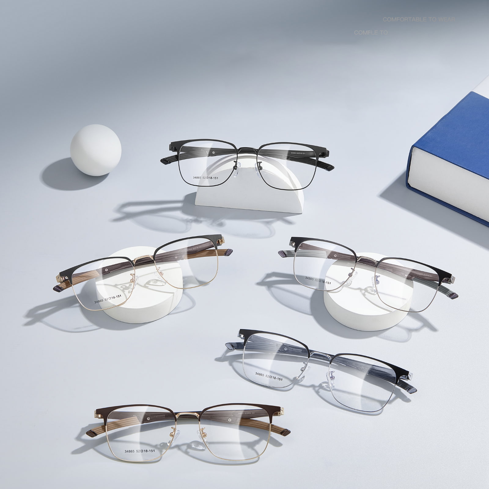 34865 Sportbrille aus leichter Legierung