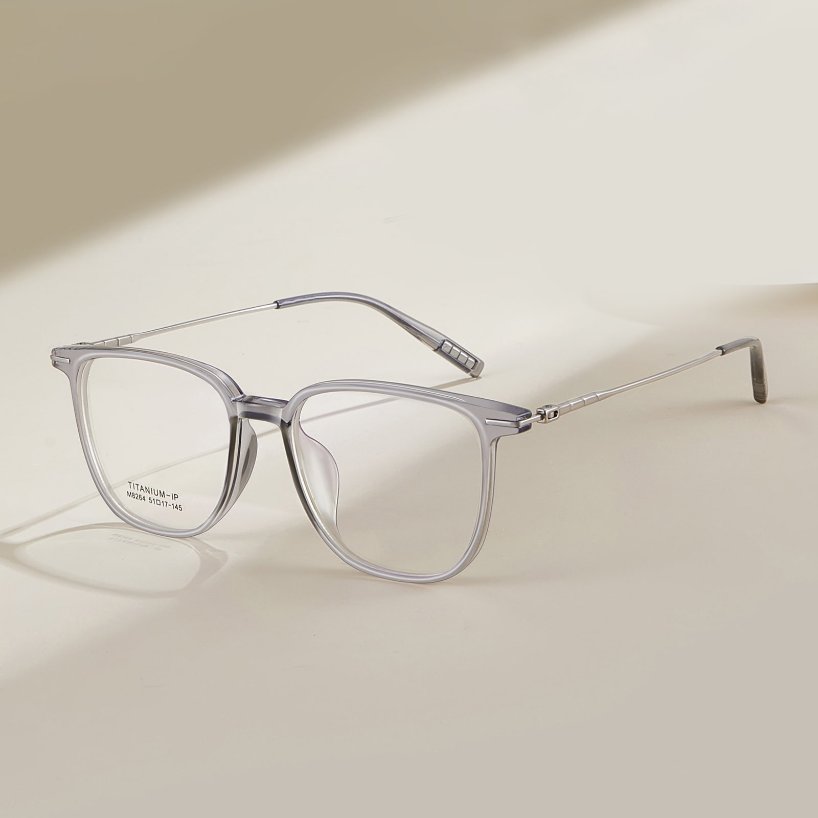 M8264 Leichte und langlebige Bambus-β-Titanbrille