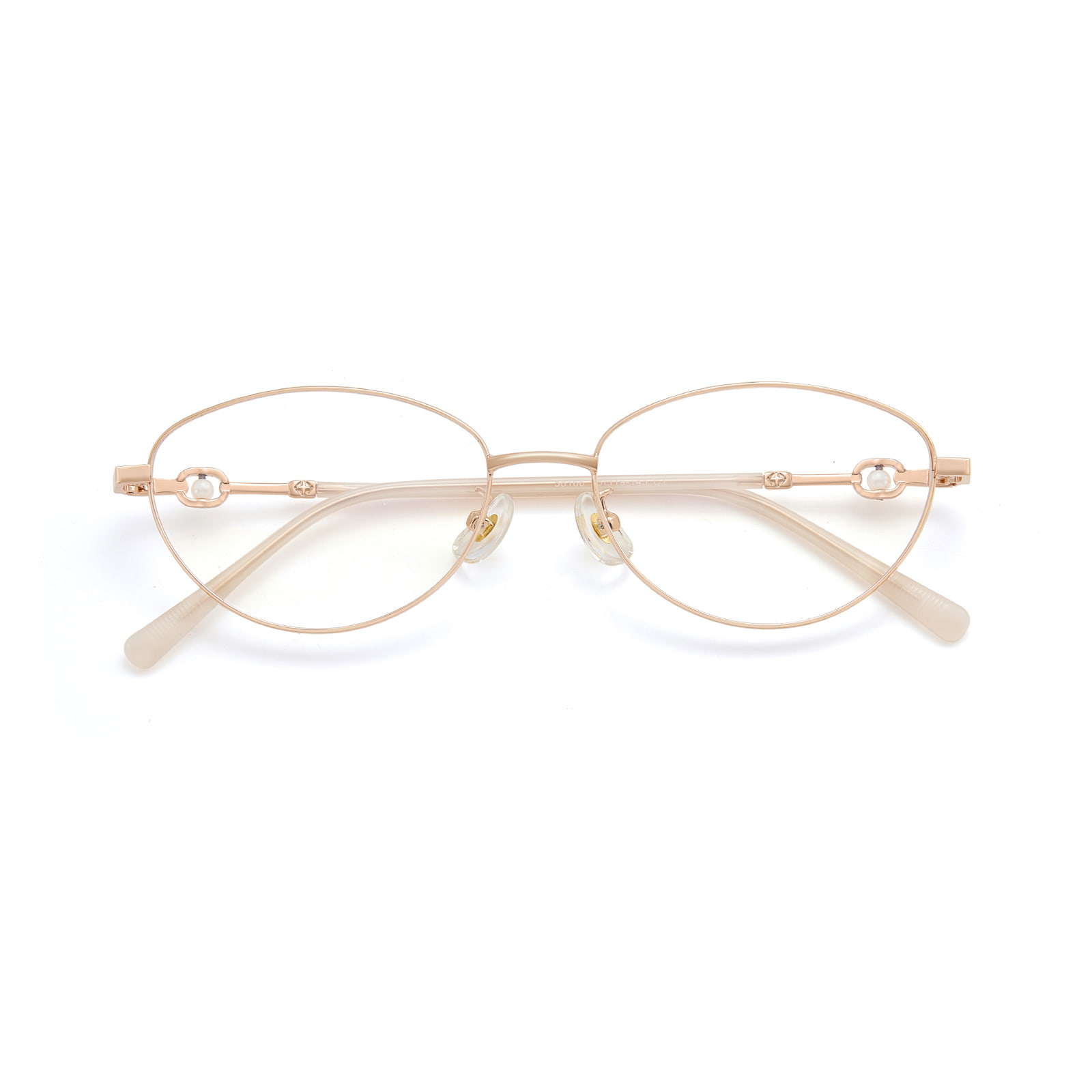 58166 Cat's Eye Pearl Pile-Legierungsbrille