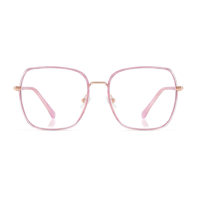 2288 Verdickte Breitrand-Glitzerbrille mit großem Rahmen und Anti-Blaulicht-Brille