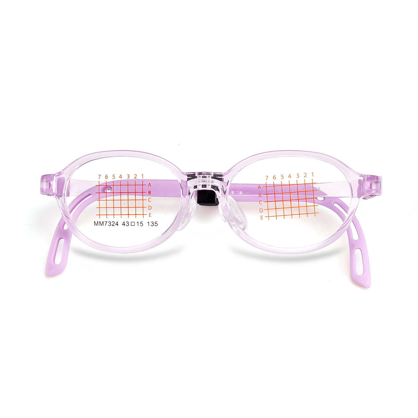 MM7324 Unzerbrechliche EMS-Brille mit verstellbaren Bügeln