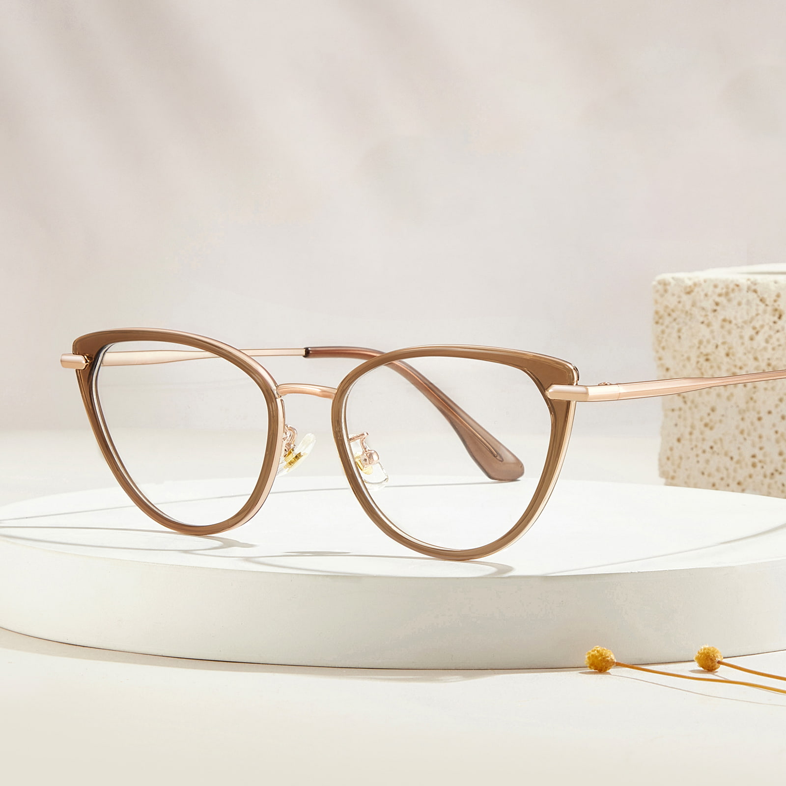 S11916 Goldkleber-Metallrand-Anti-Blaulicht-Brille