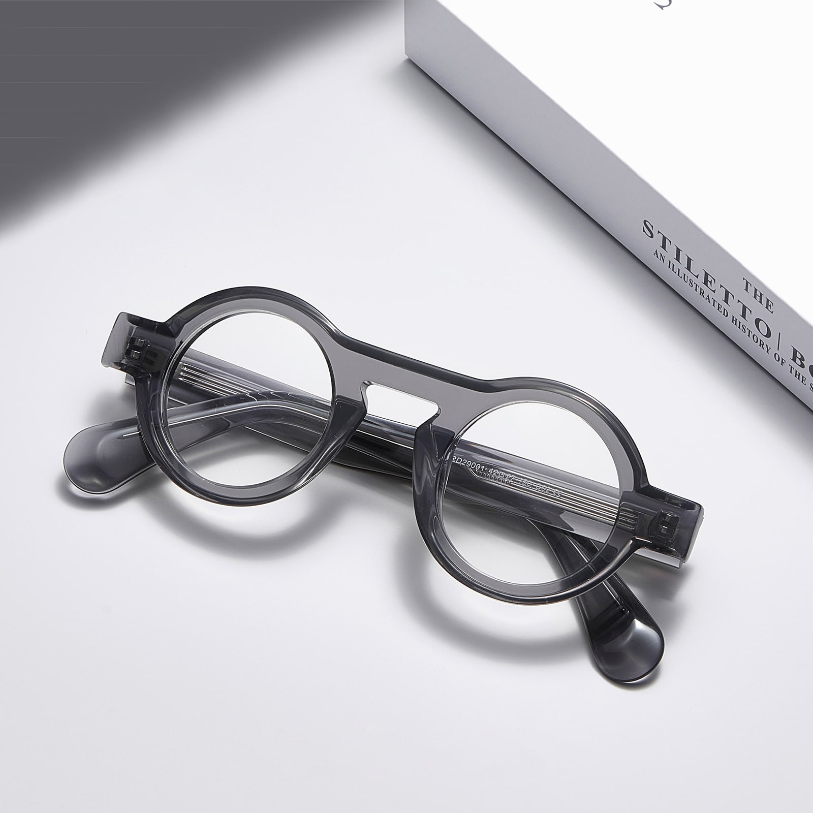 RD29001 Rock Kleine Acetatbrille mit rundem Rahmen