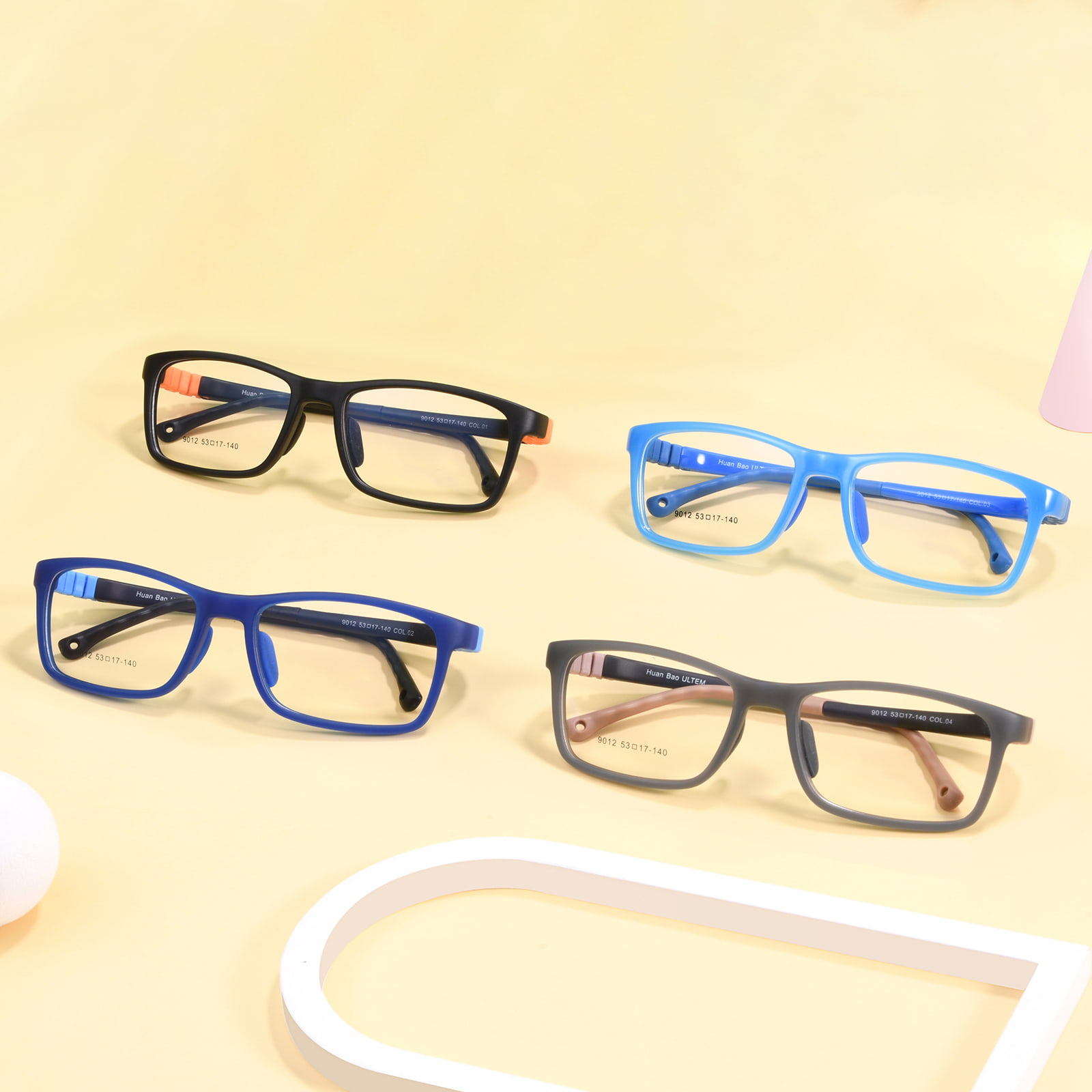 9012 Antiallergische, abnehmbare Sportbrille für Jugendliche