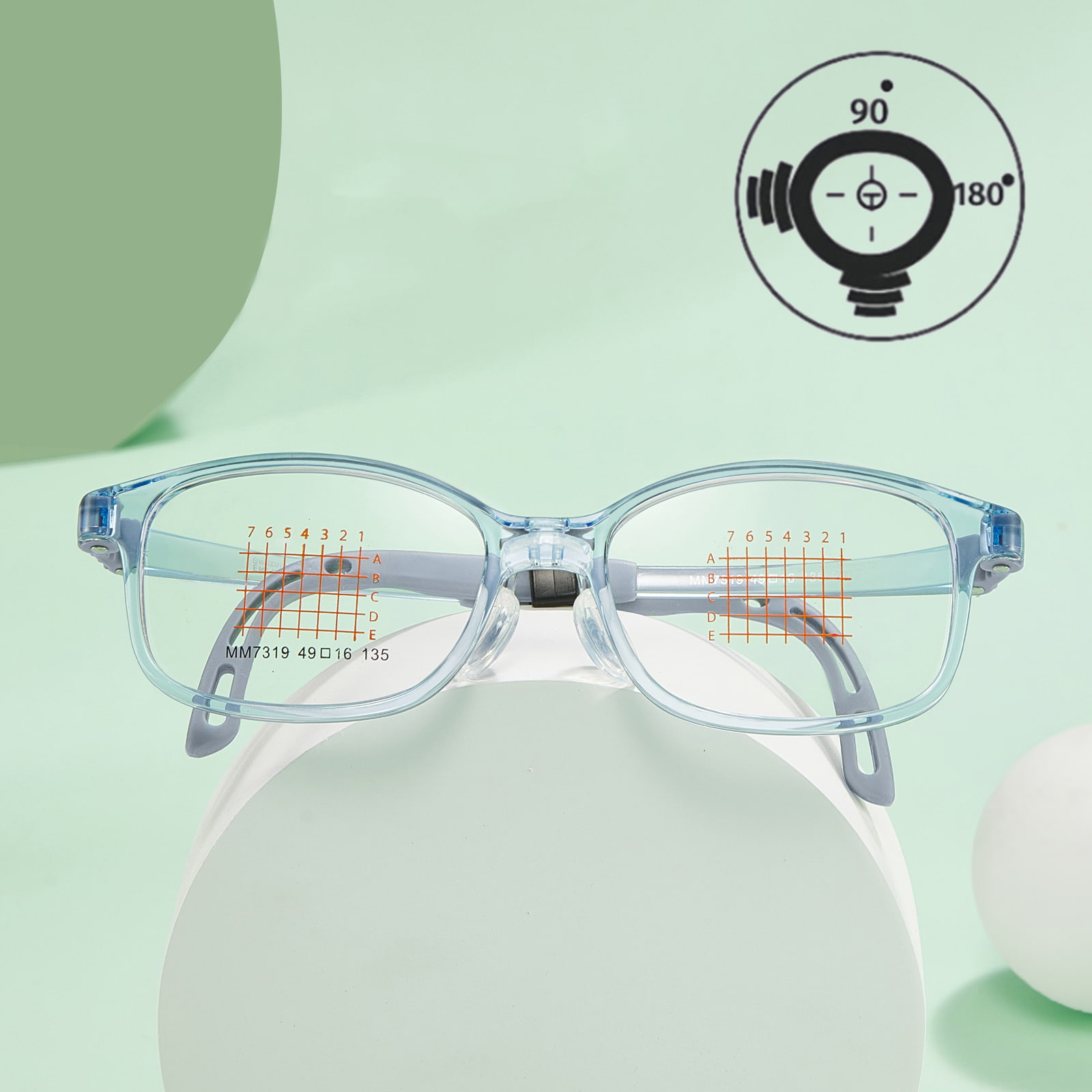 MM7319 Memory Hinge Snap-On EMS-Brille
