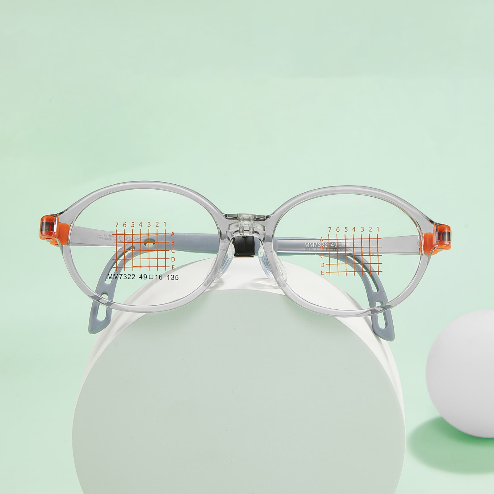 MM7322 Nicht verformte Astigmatismus-Korrektur-EMS-Brille