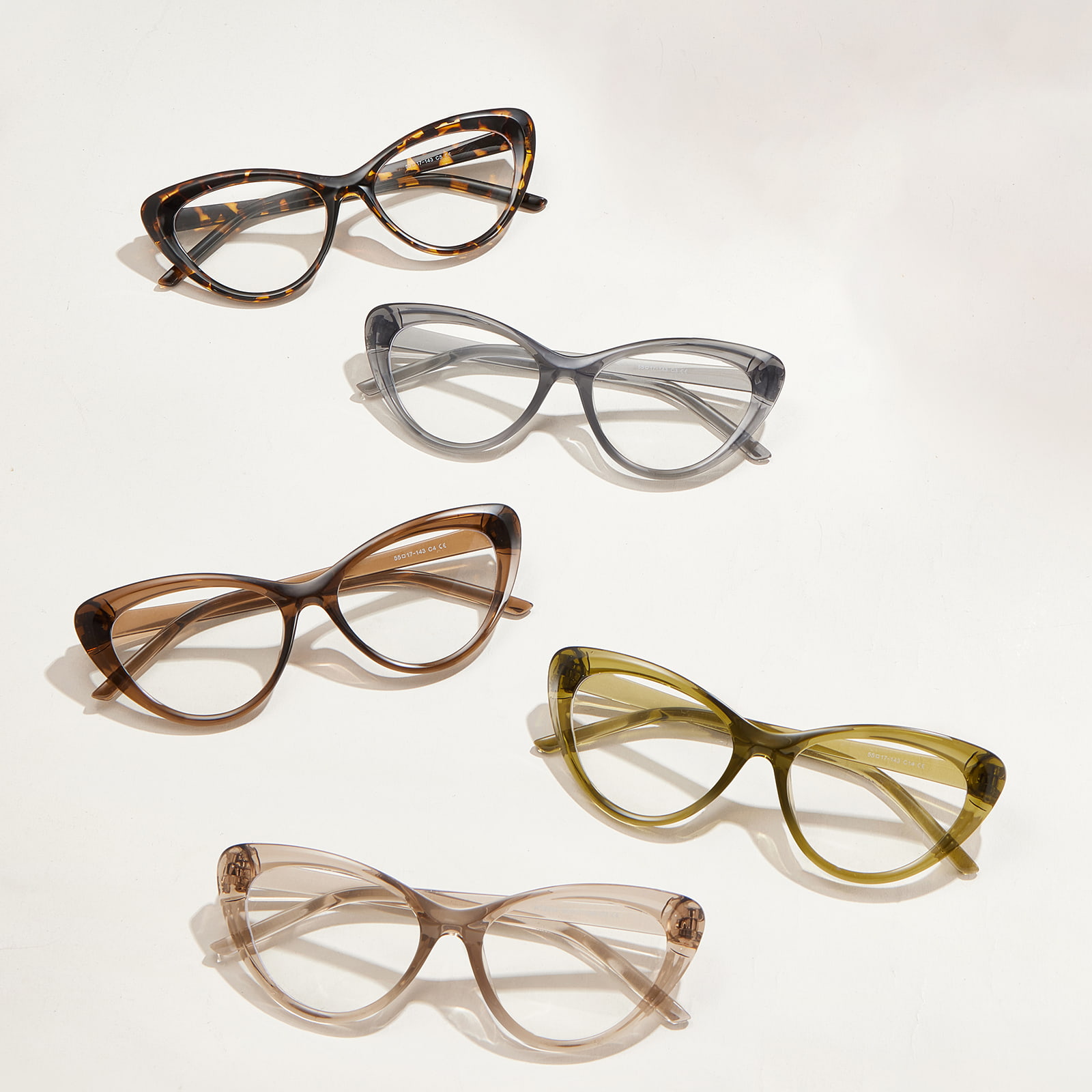 W72346 Anti-Stress-Anti-Blaulicht-Brille im amerikanischen Stil mit dicken Linien