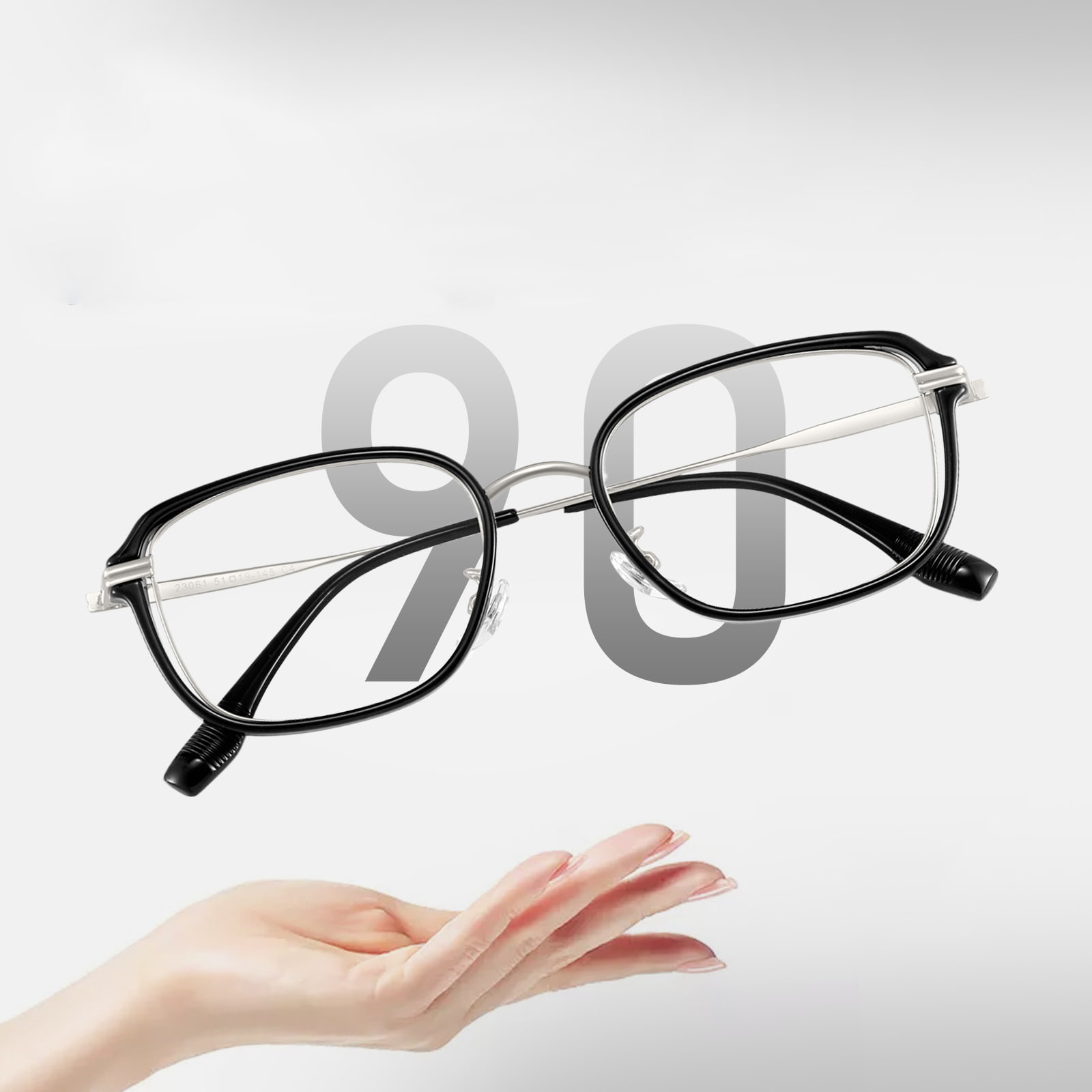 23061 Gold Glue Hollow Leichte Anti-Blaulicht-Brille