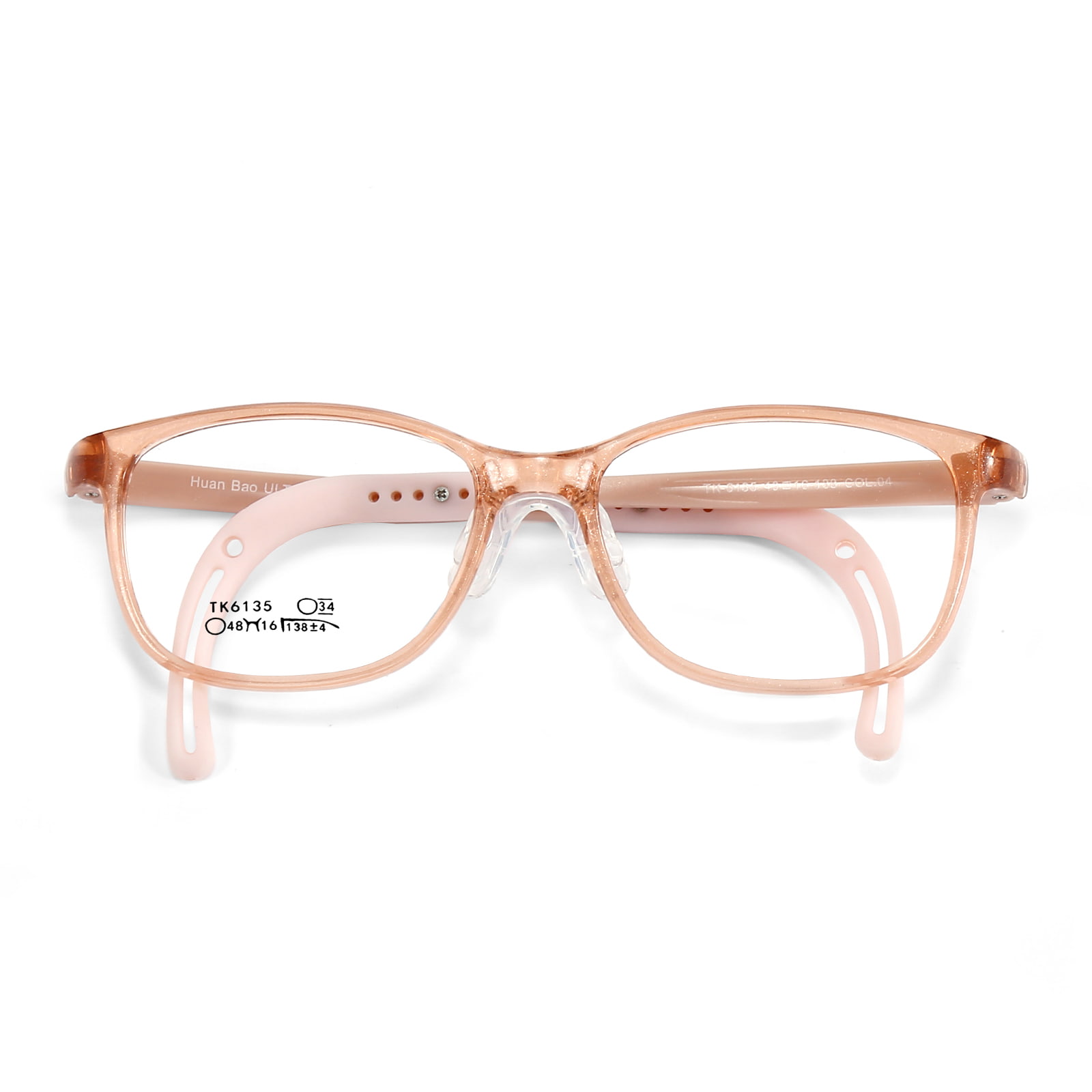 TK6135 Bunte Silikon-Fußabdeckung, druckfreie Kinderbrille