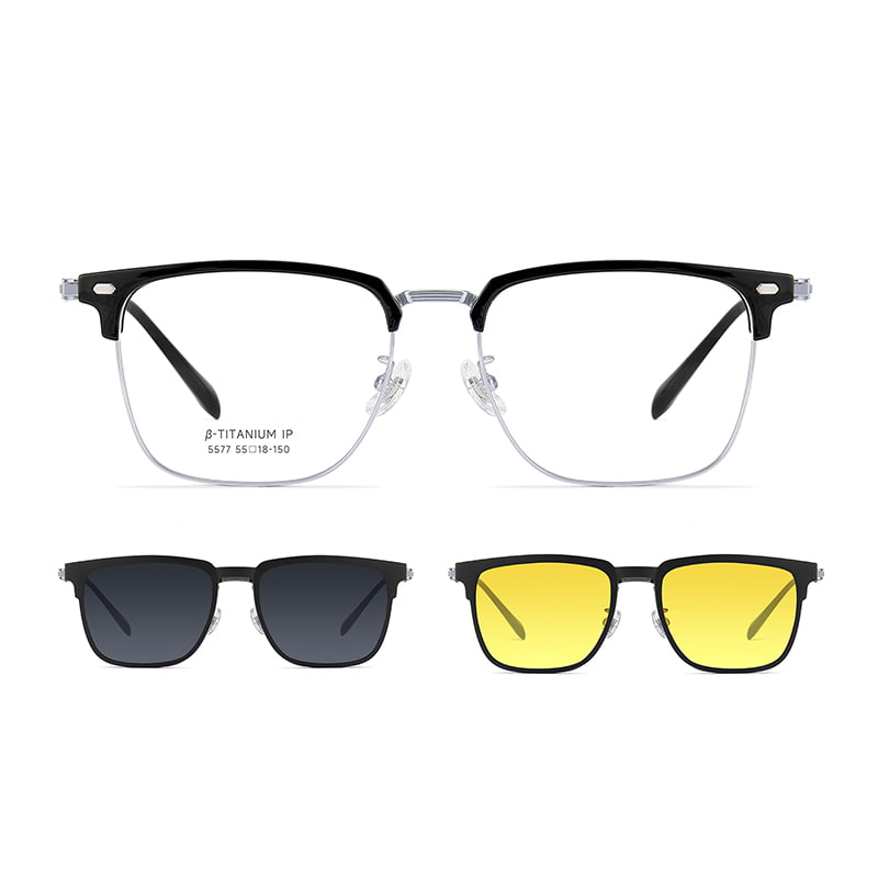 5577 Tragbarer Augenbrauenhalter zum Fahren, 3-in-1-Magnet-Sonnenbrille