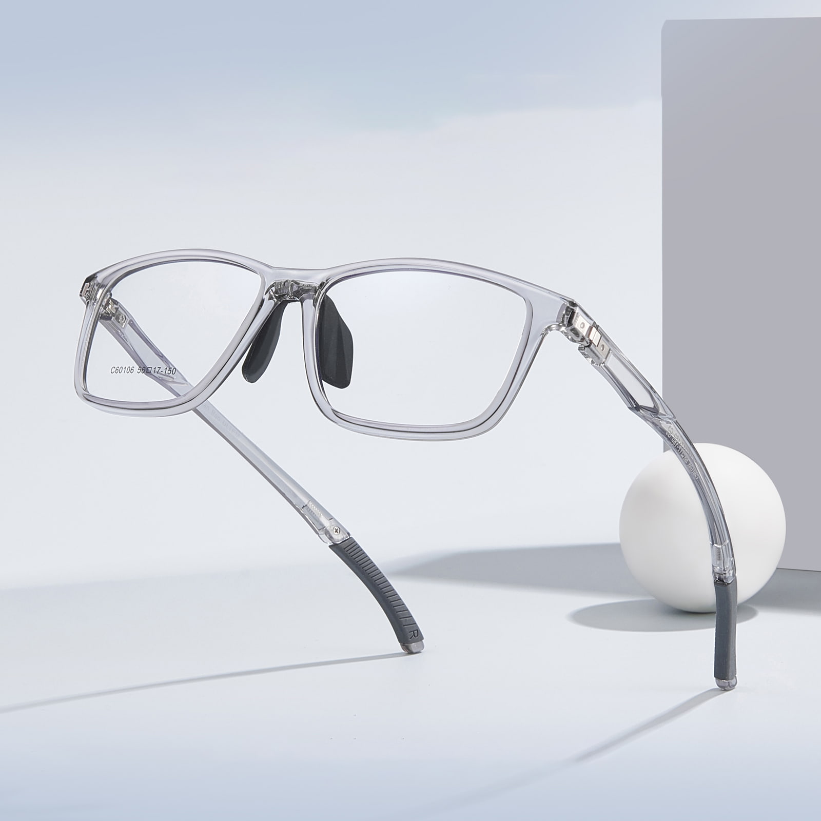 60106 Jugend-Sportbrille mit großem Rahmen