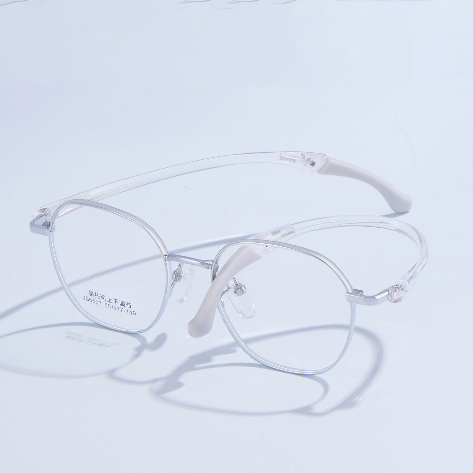 6507 Silikon-Haken-Nasenpads, verstellbare Sportbrille