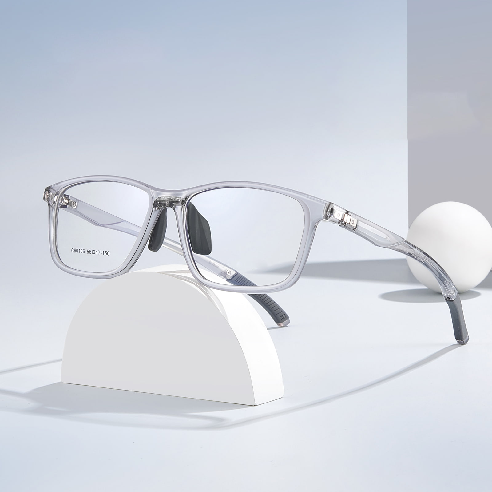 60106 Jugend-Sportbrille mit großem Rahmen