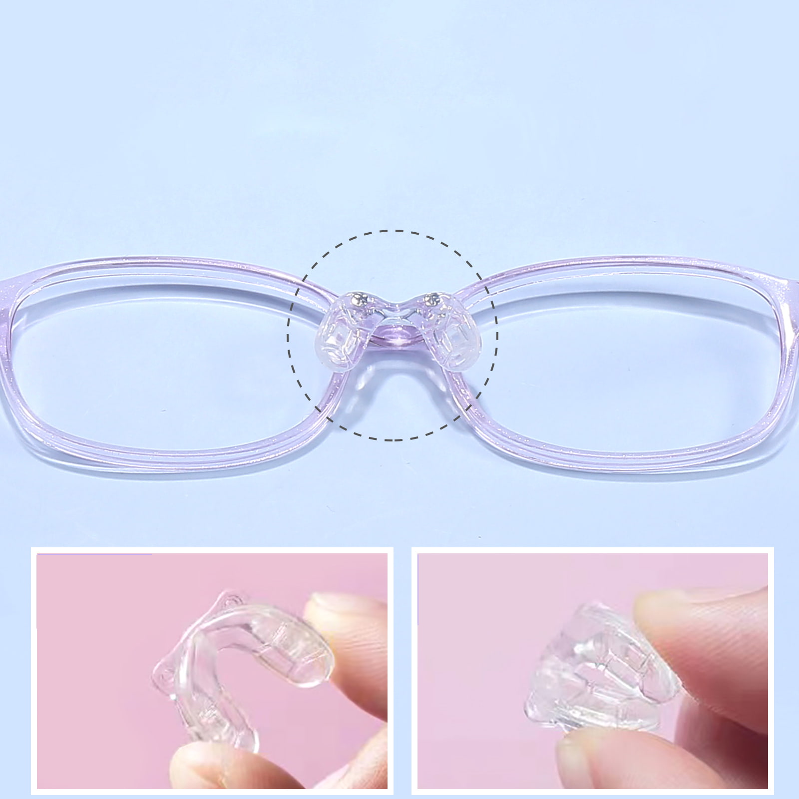 TK6129 Hautfreundliche, rutschfeste und verstellbare Kinderbrille