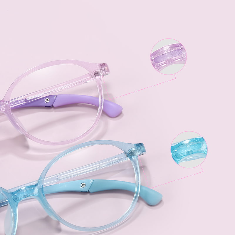 60082 Ultraleichte Sportbrille für Kinder mit rundem Rahmen
